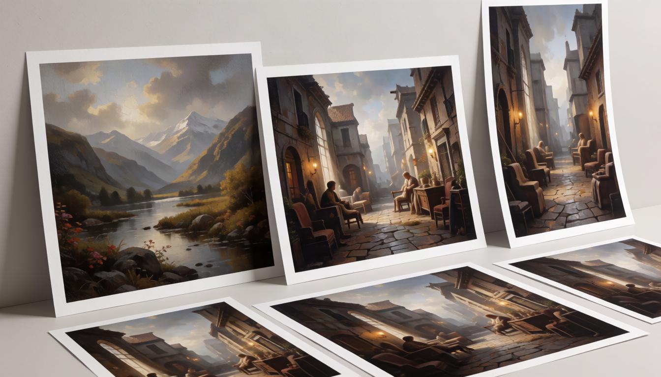 Small exhibition print set